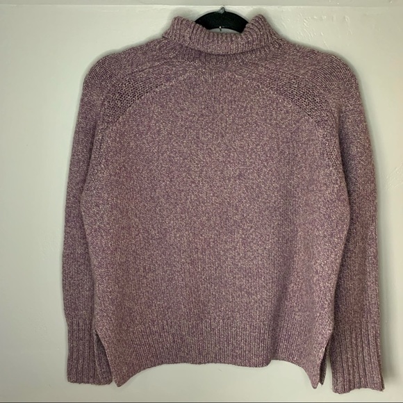 Zadig & Voltaire Purple Dine Recycled Cashmere Turtleneck Sweater - Picture 7 of 10